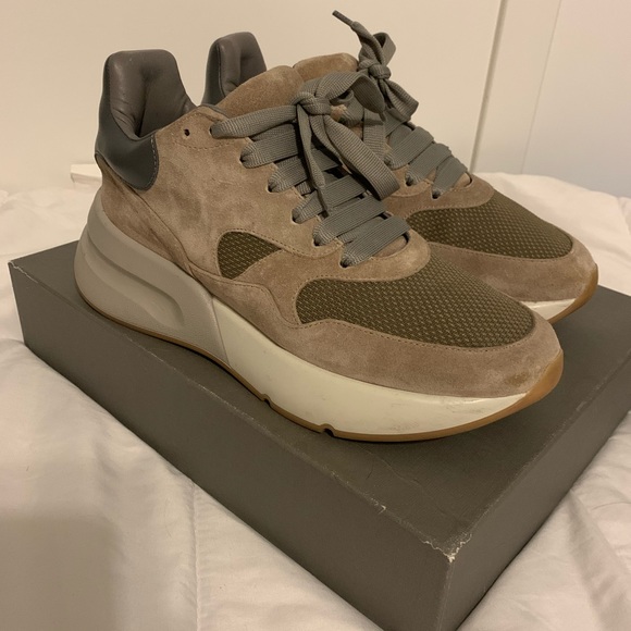 Alexander McQueen. Sneaker Pelle S.Gomma - Picture 4 of 5